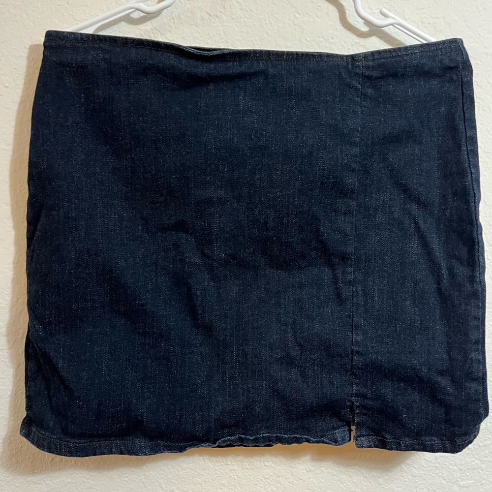 Stradivarius Dark Blue Mini Skirt